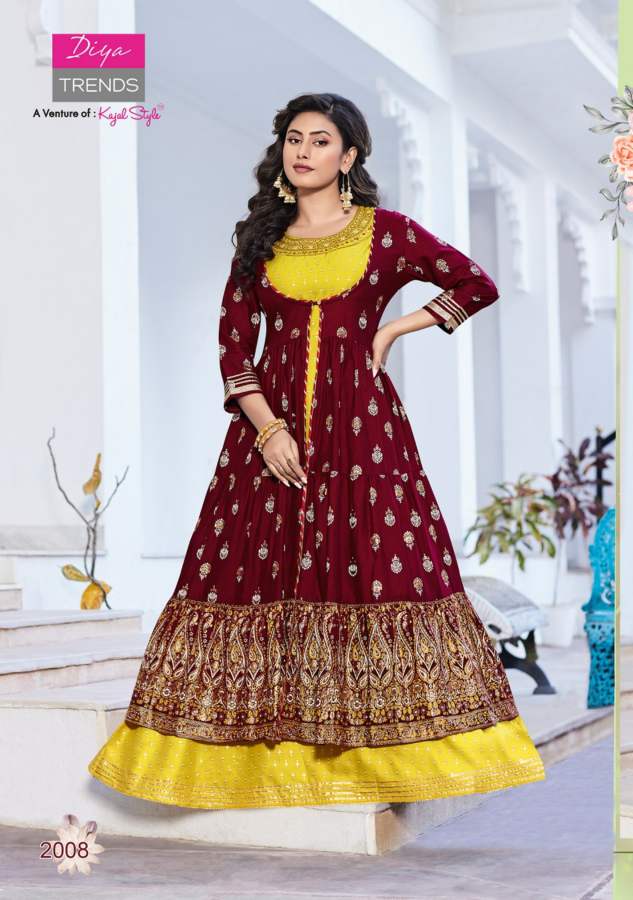 Festival Tadka 2 Heavy Rayon Exclusive Wear Fancy Kurti With Sharara Collection
